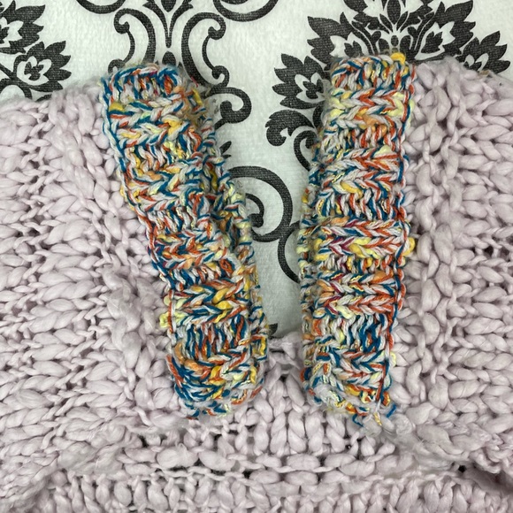 NWT Free People West Palm Sweater Purple Ethereal Combo Size Medium - Picture 5 of 9
